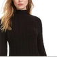 Kit & Sky Women's Cable Knit Sweater Dress Black Size Large