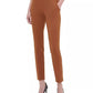 Calvin Klein Women's Pull On Ankle Pants Brown Size 14