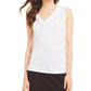 Calvin Klein Women's Cowl-Neck Top White Size Large
