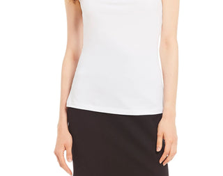 Calvin Klein Women's Cowl-Neck Top White Size Large