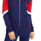 Tommy Hilfiger Sport Women's Colorblocked Zip Hoodie Blue Size Extra Large