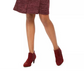 Connected Women's Round Neck A Line Dress Purple Size 10