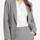 DKNY Women's One-Button Blazer Gray Size 4