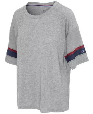 Champion Women's Gym Issue Football T-Shirt Dark Gray Size Large