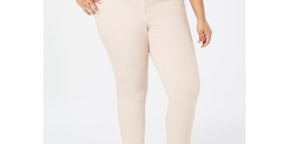 Tommy Hilfiger Women's Bedford Skinny Jeans Pink Size 18W