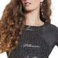 Guess Women's Beatriz Backless Sequin Dress Black Size Large