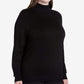 Calvin Klein Women's Turtleneck Sweater Black Size 3X