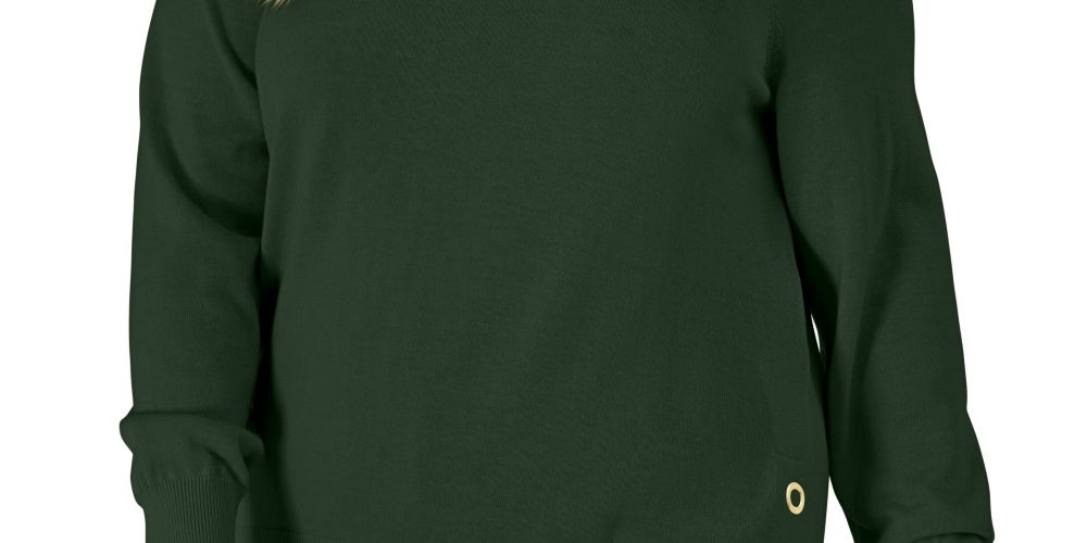 Michael Kors Women's Grommet Detail Sweater Green Size 3X