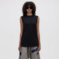 CROSS BACK TANK - BLACK