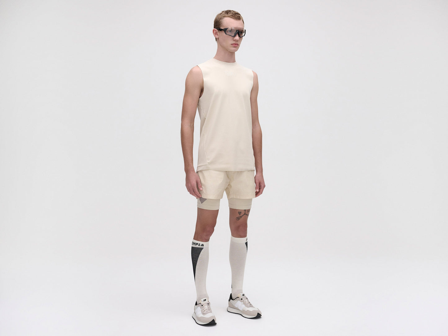 CROSS BACK TANK - FOG