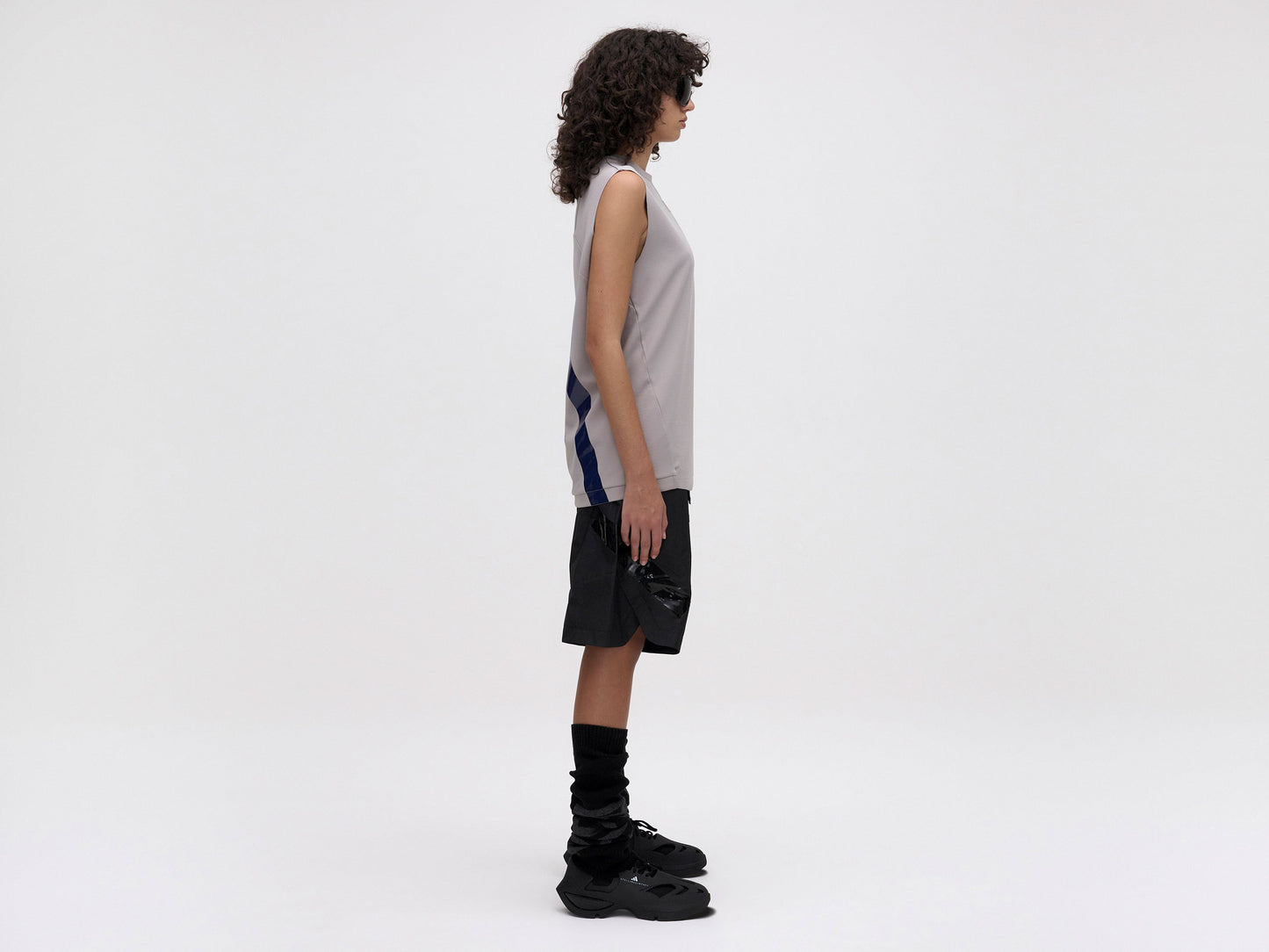 CROSS BACK TANK - SLATE