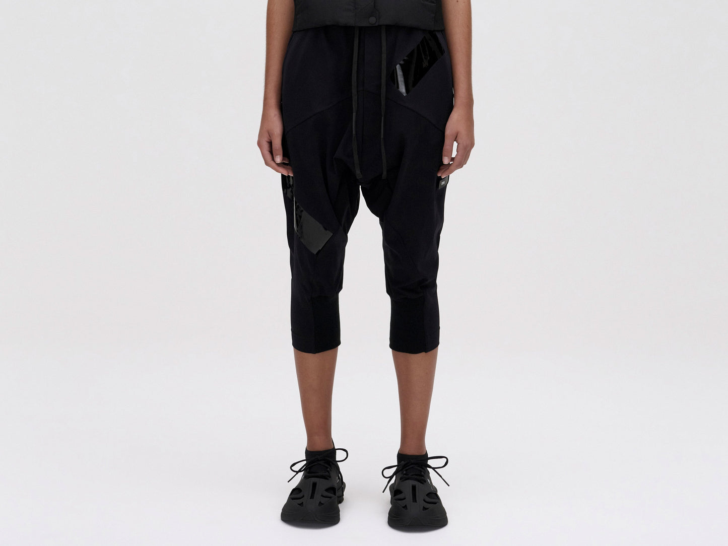 DROPPED SWEAT PANT - BLACK