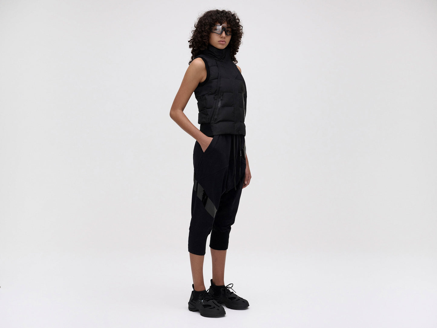 DROPPED SWEAT PANT - BLACK