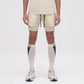 LAYERED TRACK SHORTS - FOG