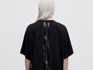 O.S Zip Back Tee - Black