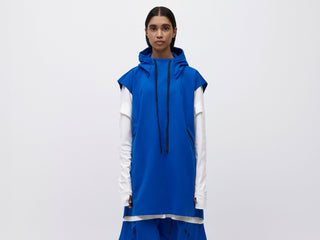 Pipe Hoodie Tank - Blue