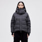 On/Off Hood O.S Down Jacket - Reflective Black