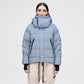 On/Off Hood O.S Down Jacket - Reflective Blue