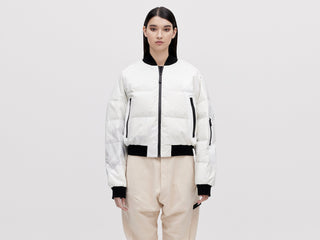 Bomber Down Jacket - Light Pixel