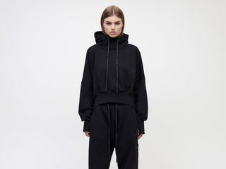Ria Cropped Hoodie BVBA Antwerp - Black