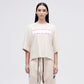 Cropped Tee - Fog