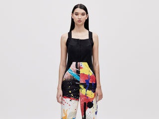 Wadded Salopette - Light Splatter