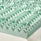 2 Inch 7-Zone Memory Foam Mattress Topper With Calming Aloe Infusion