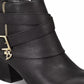 Thalia Sodi Women's Tully Strap Booties Black Size 7 M