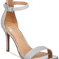 Material Girl Women's Blaire Two-Piece Dress Sandals Gray Size 10.5M