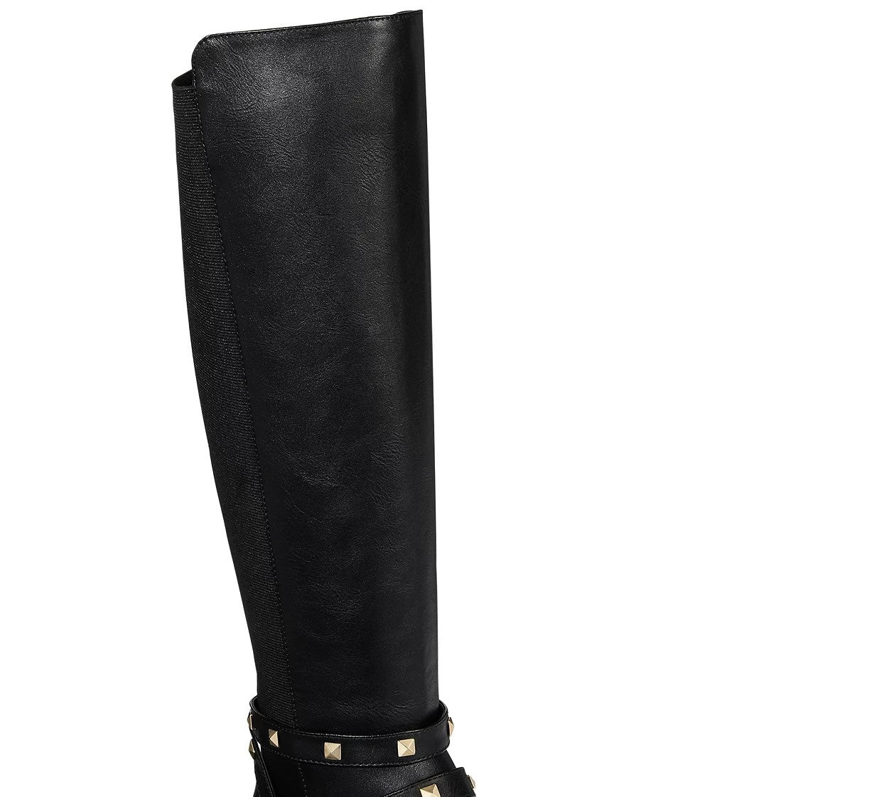 Thalia Sodi Women's Vallie Faux Leather Tall Riding Boots Black Size 9 M