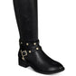 Thalia Sodi Women's Vallie Faux Leather Tall Riding Boots Black Size 9 M