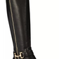 Thalia Sodi Vigi Riding Boots Women's Shoes Black Size 7.5 M
