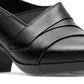 Clarks Women's Collection Emslie Warbler Leather Shooties Black Size 8.5 M