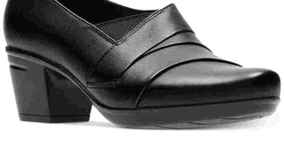 Clarks Women's Collection Emslie Warbler Leather Shooties Black Size 8.5 M