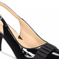 Adrienne Vittadini Women's Shandy Slingback Black Size 8.5M