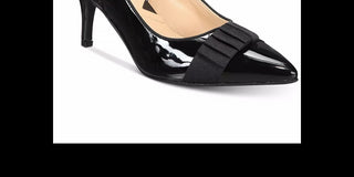 Adrienne Vittadini Women's Shandy Slingback Black Size 8.5M