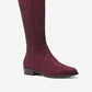 Michael Kors Women's Bromley Leather Closed Toe Over Knee Riding Boots Purple Size 5.5