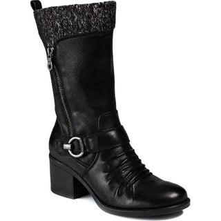 Baretraps Women's Wylla Mid Shaft Boots Shoes Black Size 8.5M