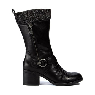 Baretraps Women's Wylla Mid Shaft Boots Shoes Black Size 8.5M