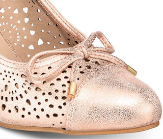 Rialto Women's Cameka Dress Toe Cap Wedges Orange Size 10 M