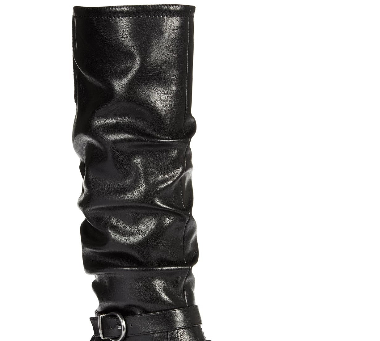 White Mountain Women's Fairfield Knee-High Slouchy Riding Boots Black Size 8 M