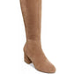 Steve Madden Women's Hero 50/50 Block-Heel Boots Beige Size 9 M