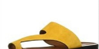 Kenneth Cole New York Women's Palm Slides Toe Loop Flats Gold Size 7.5 M