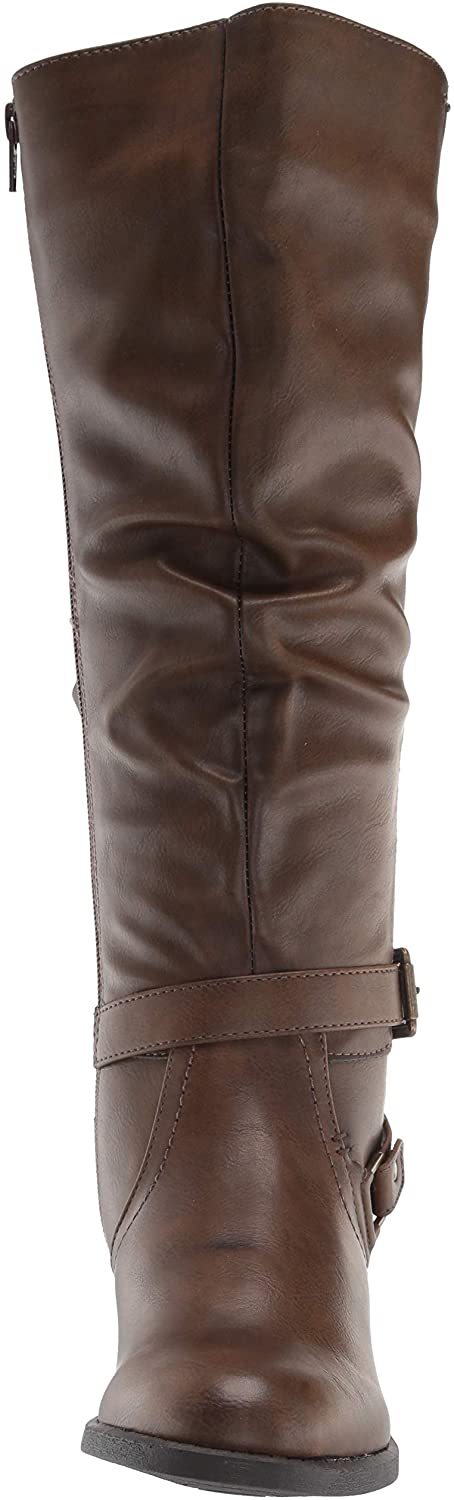 White Mountain Women's Liona Riding Boots Brown Size 7M