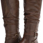 White Mountain Women's Liona Riding Boots Brown Size 7M