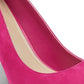 Marc Fisher Women's Viviene Leather Pointed Toe Classic Pumps Pink Size 6 M