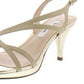 Nina Women's Nura Evening Sandals Women's Shoes Beige Size 6.5 M