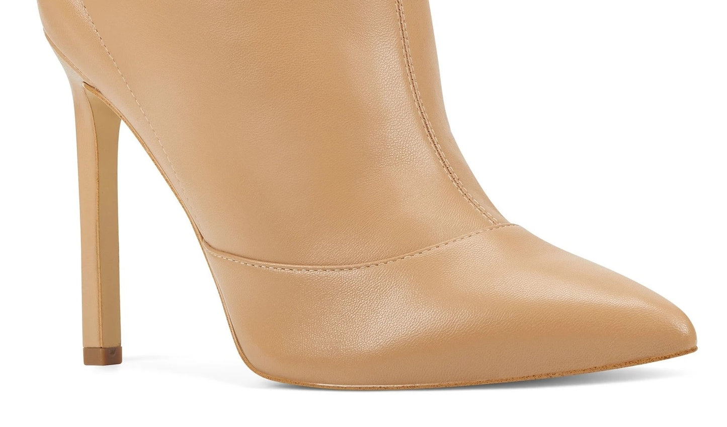 Nine West Women's Tirzah Dress Booties Women's Shoes Beige Size 7 M