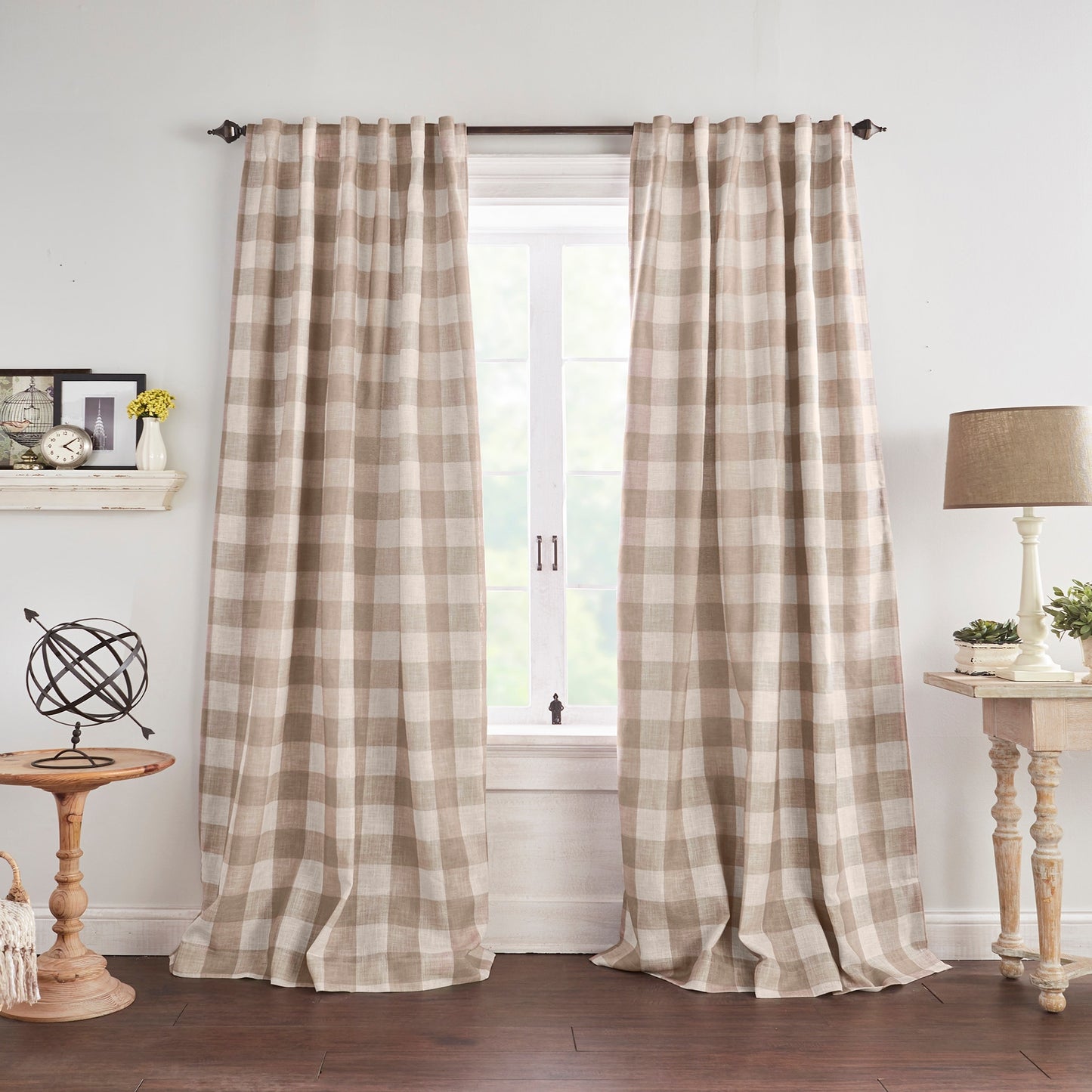 Holly Buffalo Check Blackout Window Curtain Panel