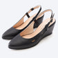 Tivoli Leather Wedges